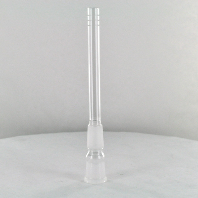 Glass Waterpipe Downstem 18mm Male w/ 18mm Female Bowl (6" to top of male joint w/ 1.5" bowl)
