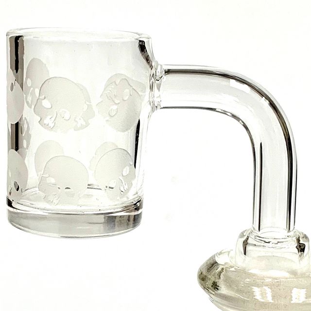 Skulls Carved - Flat Top Banger (SOLO) 14mm Male