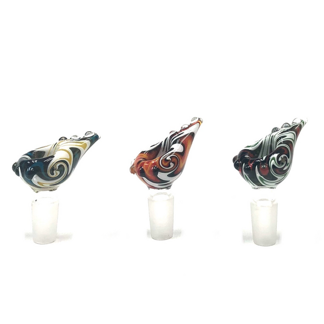 Firebowl Hand Blown Flower Bowl Assorted 1 Count
