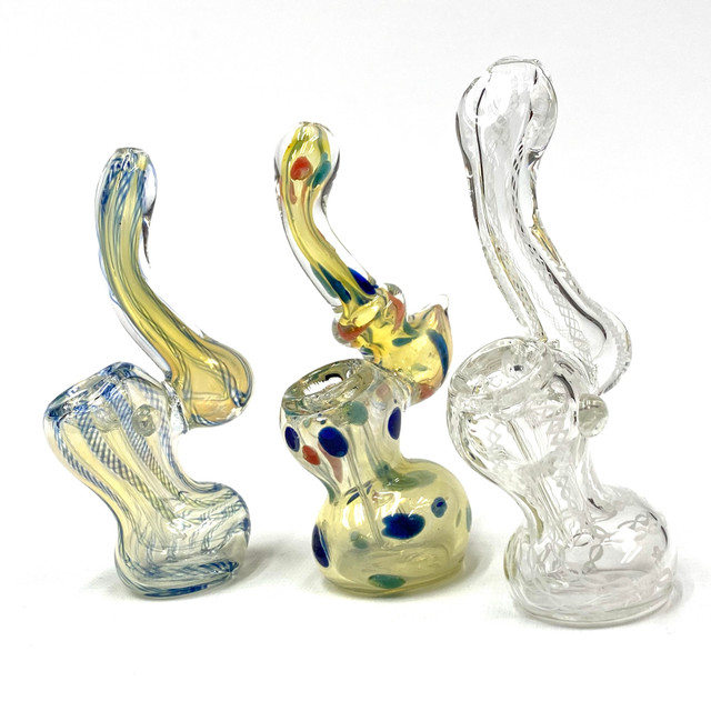 Cool Jammin Glass Bubbler Puffr 5"+- 1 Count Assorted