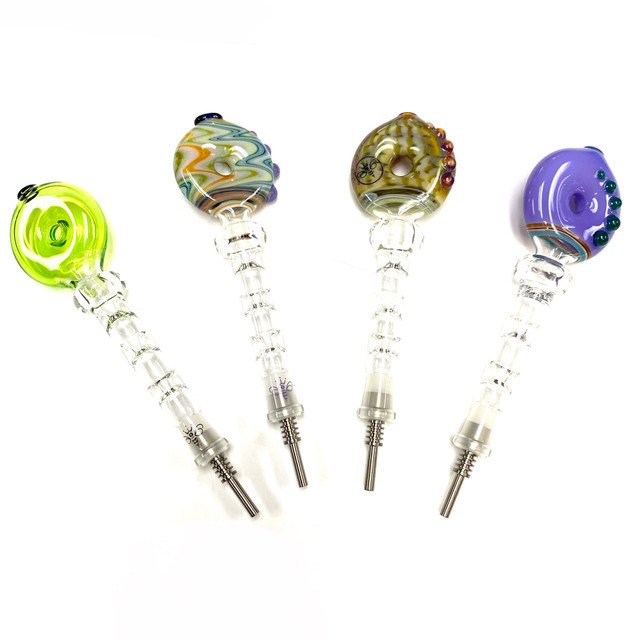 Local Doughnut Colorado Blown 9" Nectar Straw 1 Count Assorted