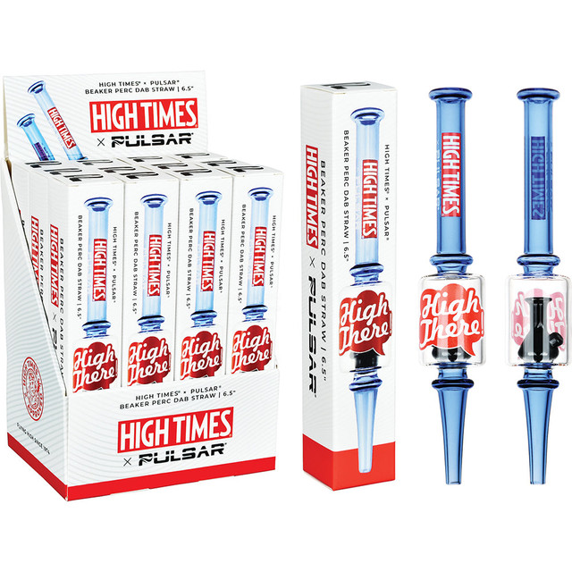 High Times x Pulsar High There! Perc Dab Straw - 6.5"