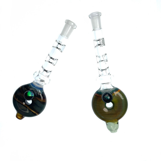 $90 Opal Deluxe Local Doughnut Colorado Blown 9" Nectar Straw 1 Count Assorted
