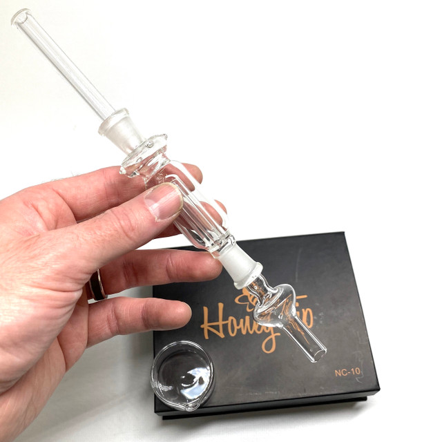 Honey Tip 10mm Titanium Nectar Collector Black Box Kit