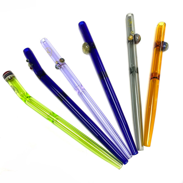 Colorado Blown 7.5" Nectar Straw 1 Count Assorted