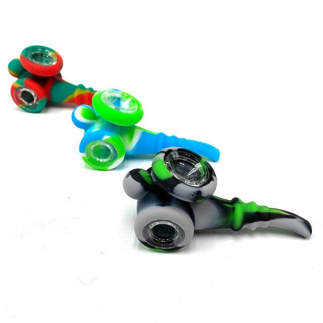 Silicone Sherlock Ring Around The What's That's Sherlock Hand Pipe (Assorted Colors)