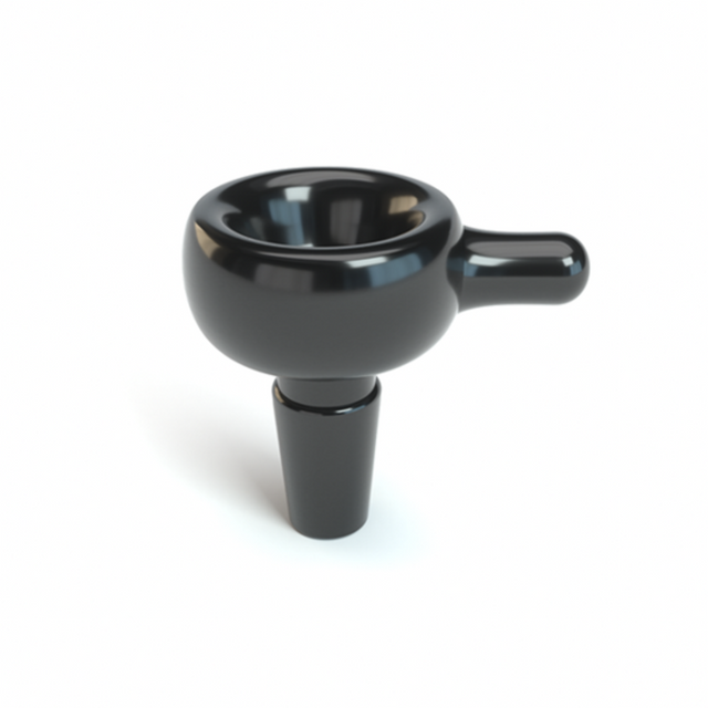Stun Glass Replacement Black Flower Bowl