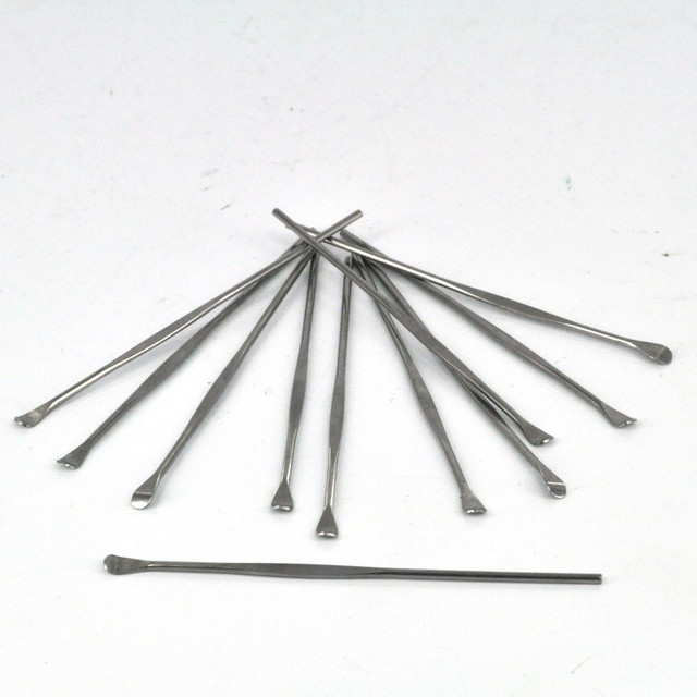Mini Steel Dab Tool - 3.15" Scoop-Style Concentrate Accessory