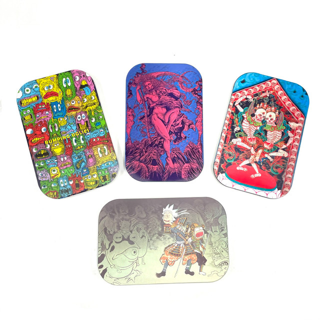 Large Rolling Tray with Magnetic 3D Top