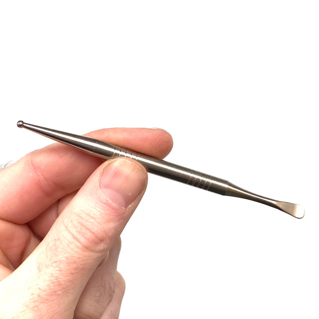 Titanium Dabber with Scoop and Poker 4.25"