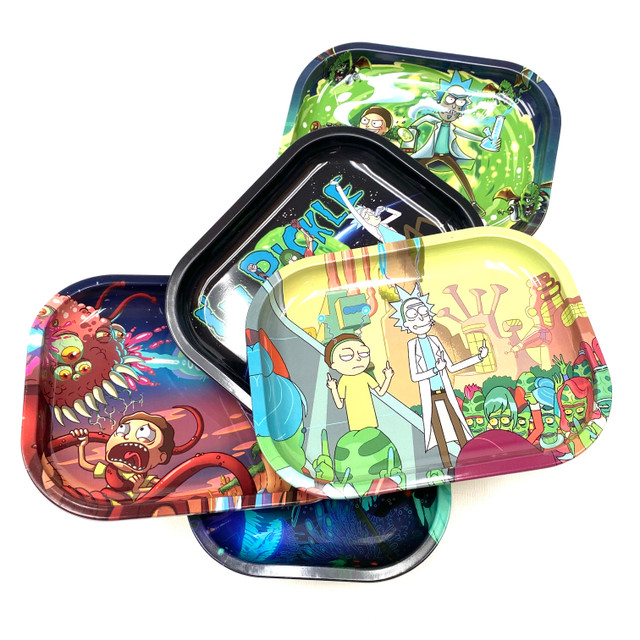 Richard Mortimer Rolling Tobacco Tray 5.5' x 7" Assorted 1 Count