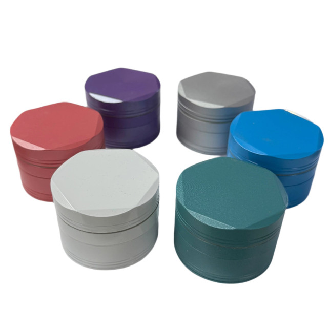 4-Part Hex Grinder Nonstick (Assorted)