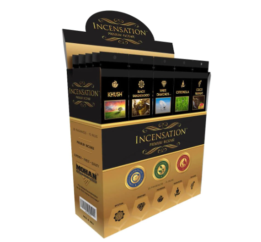 Incensation Premium Incense 1 Pack of 12 Assorted