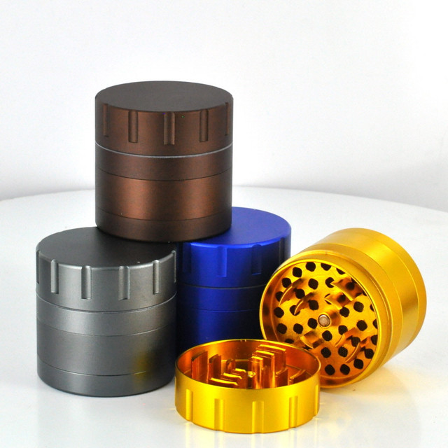 63MM Cali Crusher 4 Piece Grinder (Assorted Colors)