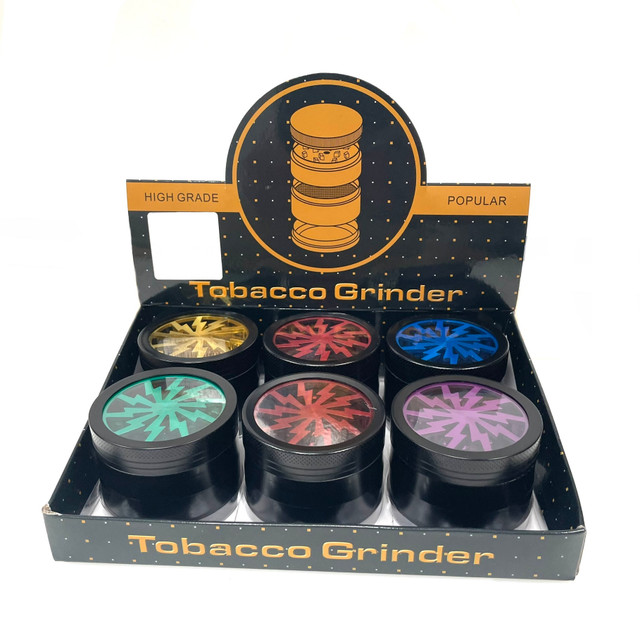 Thors Lightning Storm 4 Piece Aluminum Grinder 2.5" 1 Count Assorted