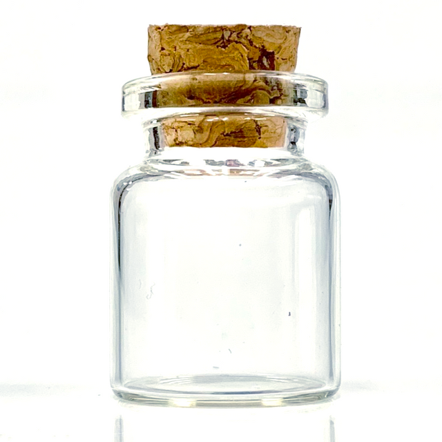 Glass Jar 5ml w/ Cork Topper