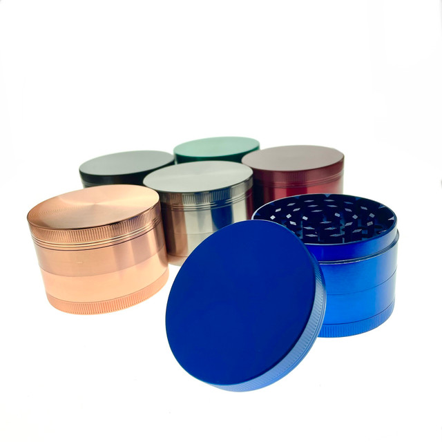 High Grade Aluminum Grinder 2.5" 1 Count Assorted Colors