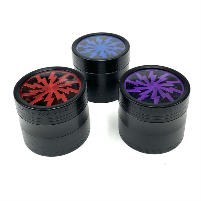 Thors Lightning Storm 4 Piece Aluminum Grinder 2" 1 Count Assorted