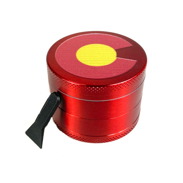 Colorado C 4 Part Metal Spice Grinder 2" X 1.4" Assorted Colors 1 Count