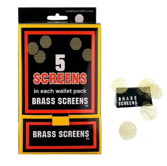 Brass Screen Display Box 100 Packs (500 Screens Total)