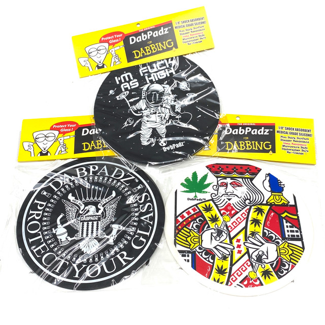 Silicone DabPadz Round Assorted