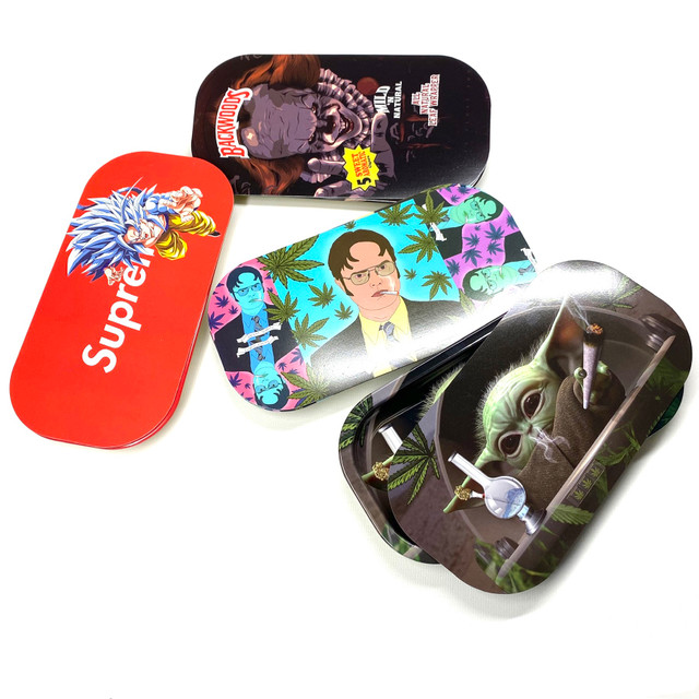 New Wave Mini Magnetic Top Rolling Trays (Assorted Styles)