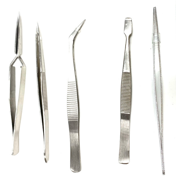 5 In 1 Anti Static Heat Resistant Tweezer Tool Set