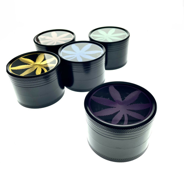 Marijuana Leaf Grinder 1 Count Assorted Colors