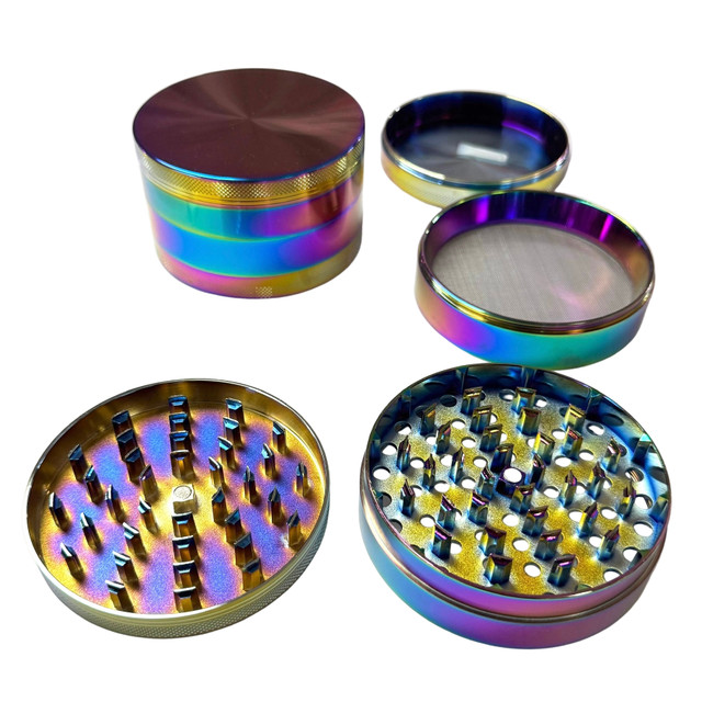 Jumbo Oil Slick Aluminum Grinder 100mm 4"