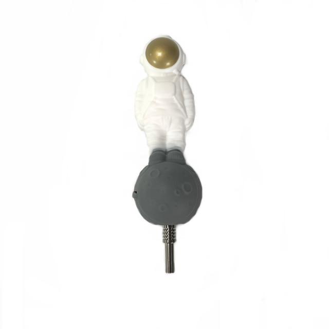 Astro Dab & Puff Man Silicone Pipe + Collector