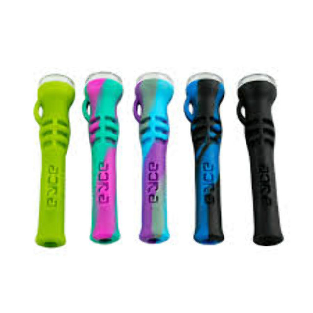Eyce Shorty Silicone Chillum w/ Glass Insert